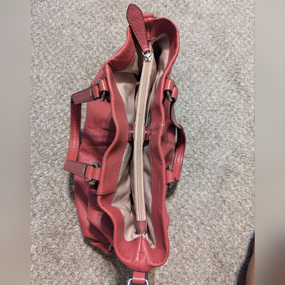 Coach Purse Ashley Dark Pink - Picture 8 of 9